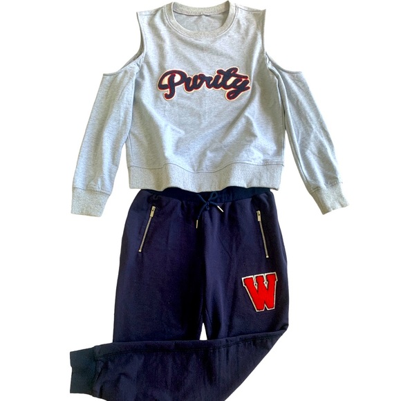 Quality cotton Sweatpants & Sweater Set Size S - Picture 1 of 4